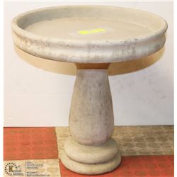 CONCRETE BIRD BATH 15" X 15"