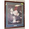 Image 1 : FRAMED BUNCH OF WHITE PEONIES BY EDOUARD MANET