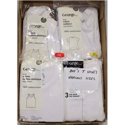FLAT OF BOYS T-SHIRTS, VARIOUS SIZES
