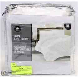 HOMETRENDS 3PC DUVET COVER DOUBLE/QUEEN