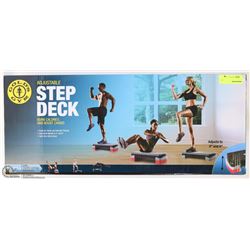 NEW GOLDS GYM ADJUSTABLE STEP DECK