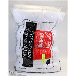 3 SOFT TOUCH PILLOWS, STANDARD SIZE