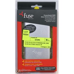 FUSE PLUS YOU POWERBANK 5000 SLIM BATTERY BACK UP