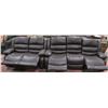 Image 3 : NEW BROWN LEATHERETTE RECLINING SOFA & LOVE SEAT