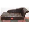 Image 1 : NEW BROWN LEATHER STORAGE CHAISE LOUNGE