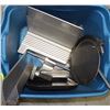 Image 1 : BIN OF MEAT-SLICER PARTS/ACCESSORIES