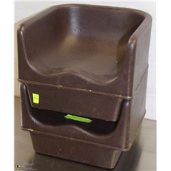 PAIR OF BABY BOOSTER SEATS