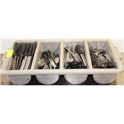 TRAY OF SILVERWARE