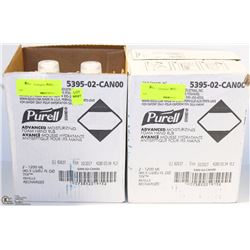 2 BOXES OF PURELL HAND SANITIZER REFILLS