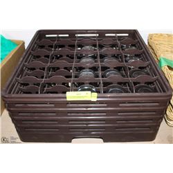 15  ALLEY KAT BREWERY PINT GLASSES WITH DISHRACK