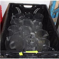 BOX OF 15 ASSORTED PLASTIC PITCHERS
