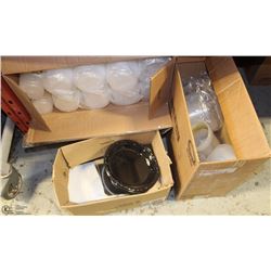 4 BOXES OF MISC CUPS & LIDS