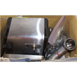 USED WARING PRO MEAT GRINDER WITH ATTACHMENTS