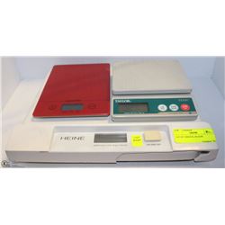 LOT OF 3 DIGITAL SCALES