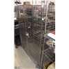 Image 1 : NEW CHROME STEEL LOCKABLE CART ON CASTORS