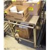 Image 1 : TWO TIER STAINLESS STEEL CART ON CASTORS