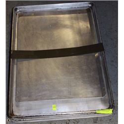 9  LARGE ALUMINUM  BAKING SHEETS