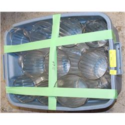 TOTE OF PLASTIC PITCHERS