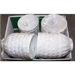 LOT OF 48 SERVING BOWLS