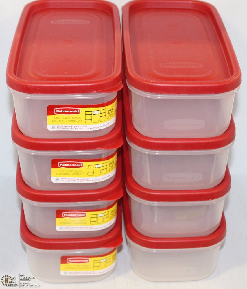 Rectangular Rubber Container Small 8 RUBBERMAID RECTANGULAR CONTAINERS
