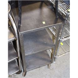 COMMERICAL METAL CART  WITH METAL SIGN INCLUDED