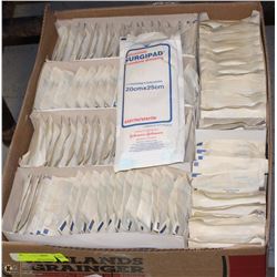 CASE OF STERILE SURGERY PADS
