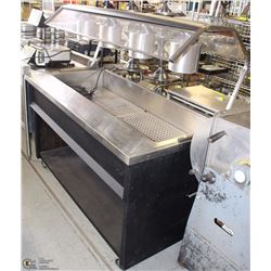 QUEST 5' BUFFET SALAD BAR STAINLESS STEEL ICE WELL