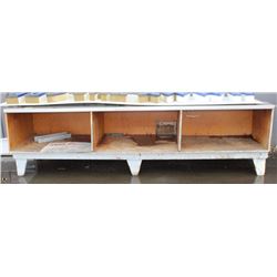 10FT METAL TOP CABINET TABLE