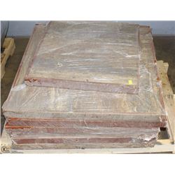 LOT OF 7 MARBLE TABLE TOPS INCL SIX-32"X32" AND