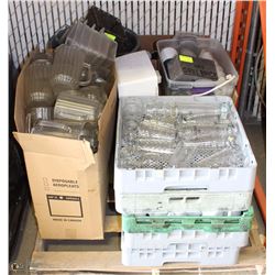 PALLET OF ASSORTED RESTAURANT GOODS