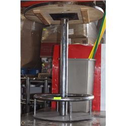 ROUND BAR TABLE WITH FOOT REST