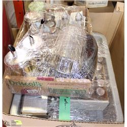 BOX OF MISC RESTAURANT GOODS