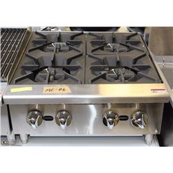 ME-06# MRE 24" COUNTER TOP 4 BURNER HOT PLATE