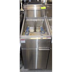 ME-02 MRE DOUBLE BASKET 40LB DEEP FRYER MODEL