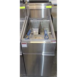 ME-01 MRE DOUBLE BASKET 50LB DEEP FRYER MODEL
