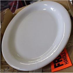 BOX OF TWELVE 14" SERVING PLATTERS