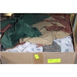 BOX OF NEW ASSORTED RAGS