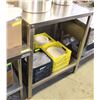 Image 1 : STAINLESS STEEL EQUIPMENT SHELF 38"X28"X44"H