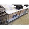 Image 1 : ME-23# 30"X84" S/S WORK TOP TABLE WITH GALVANIZED