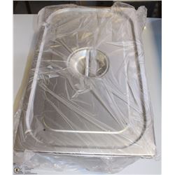 ME-19#  S/S FOOD PAN FULL SIZE 6" DEEP W/LID
