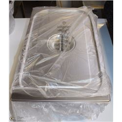 ME-19#  S/S FOOD PAN FULL SIZE 6" DEEP W/LID