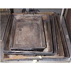 5 COMMERCIAL ROASTING PANS