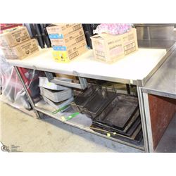 MEAT PREP STATION WITH UNDER CABINET MEAT PAPER