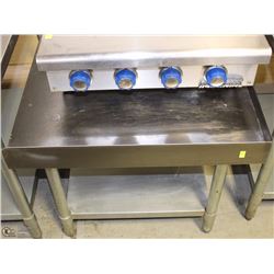 STAINLESS STEEL TABLE W/ GUARD