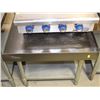 Image 1 : STAINLESS STEEL TABLE W/ GUARD