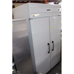 COLDSTREAM DOUBLE DOOR WHITE ENAMEL FRIDGE