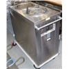 Image 1 : 29) S/S PLATE WARMER ON WHEELS