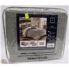 Image 1 : CHIC HOME DESIGN,BEA 4PC KING SIZE DUVET SET GREY