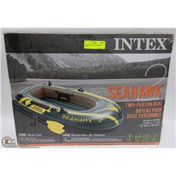 INTEX SEAHAWK TWO PERSON BOAT