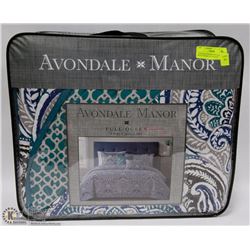 AVONDALE MANOR 5PC QUEEN QUILT SET,MULTI-COLOUR
